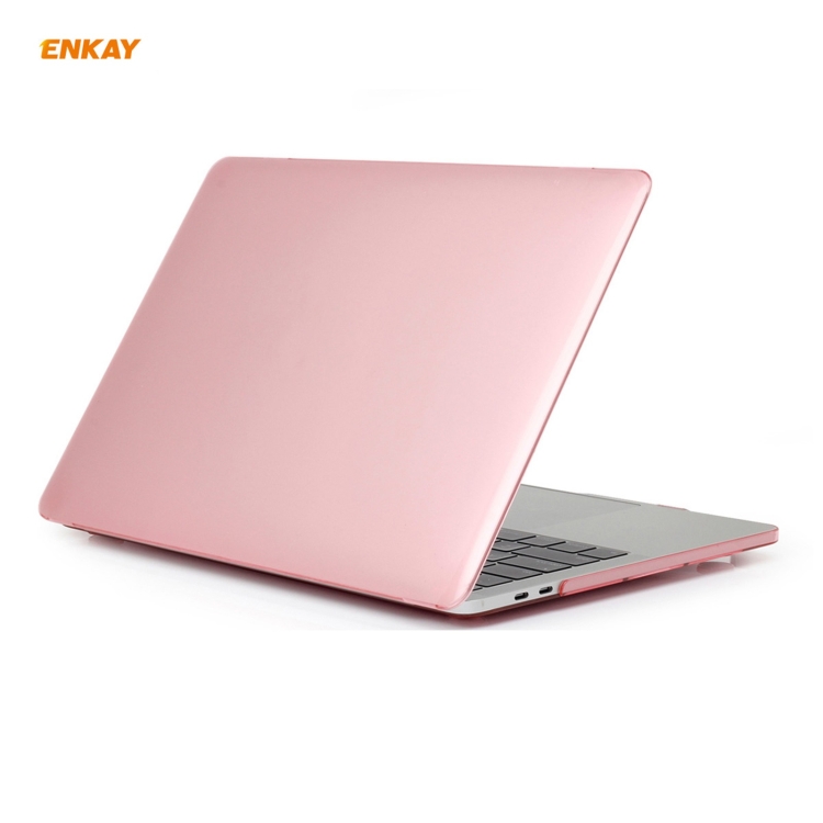 ENKAY 3 in 1 Crystal Laptop Protective Case + US Version TPU Keyboard Film + Anti-dust Plugs Set for MacBook Pro 13.3 inch A1708 (without Touch Bar)(Pink) ENKAY 3 in 1 Crystal Laptop Protective Case + US Version TPU Keyboard Film + Anti-dust Plugs Set for MacBook Pro 13.3 inch A1708 (without Touch Bar)(Pink)