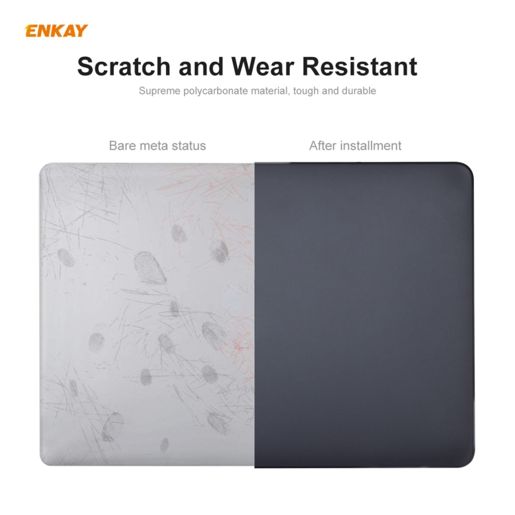 ENKAY 3 in 1 Matte Laptop Protective Case + US Version TPU Keyboard Film + Anti-dust Plugs Set for MacBook Air 13.3 inch A1932 (2018)(Green) ENKAY 3 in 1 Matte Laptop Protective Case + US Version TPU Keyboard Film + Anti-dust Plugs Set for MacBook Air 13.3 inch A1932 (2018)(Green)