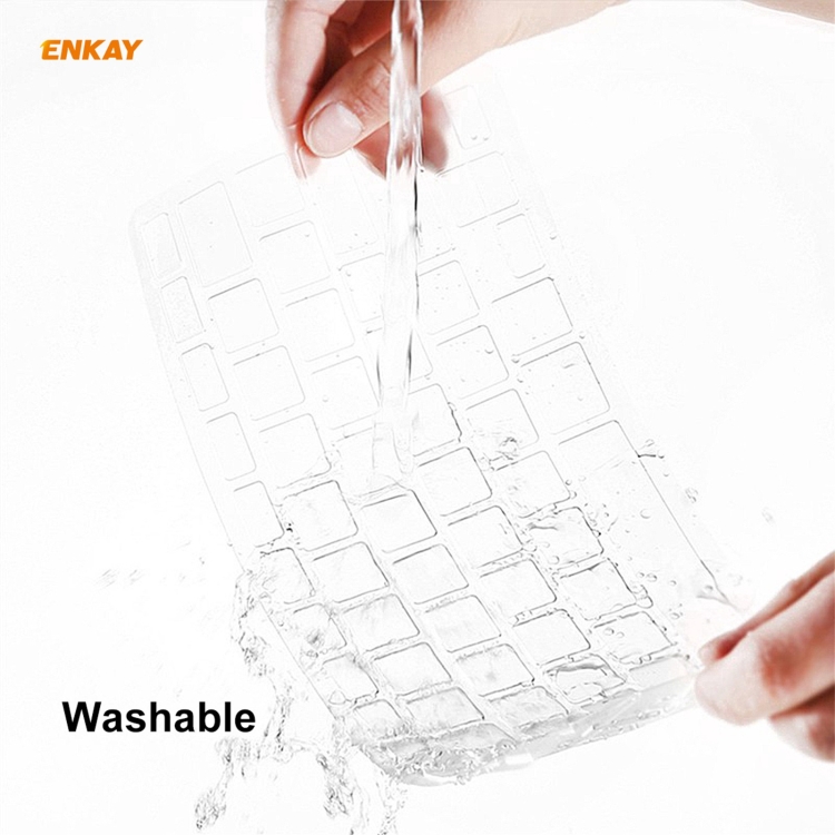 ENKAY 3 in 1 Crystal Laptop Protective Case + EU Version TPU Keyboard Film + Anti-dust Plugs Set for MacBook Pro 16 inch A2141 (with Touch Bar)(Transparent) ENKAY 3 in 1 Crystal Laptop Protective Case + EU Version TPU Keyboard Film + Anti-dust Plugs Set for MacBook Pro 16 inch A2141 (with Touch Bar)(Transparent)