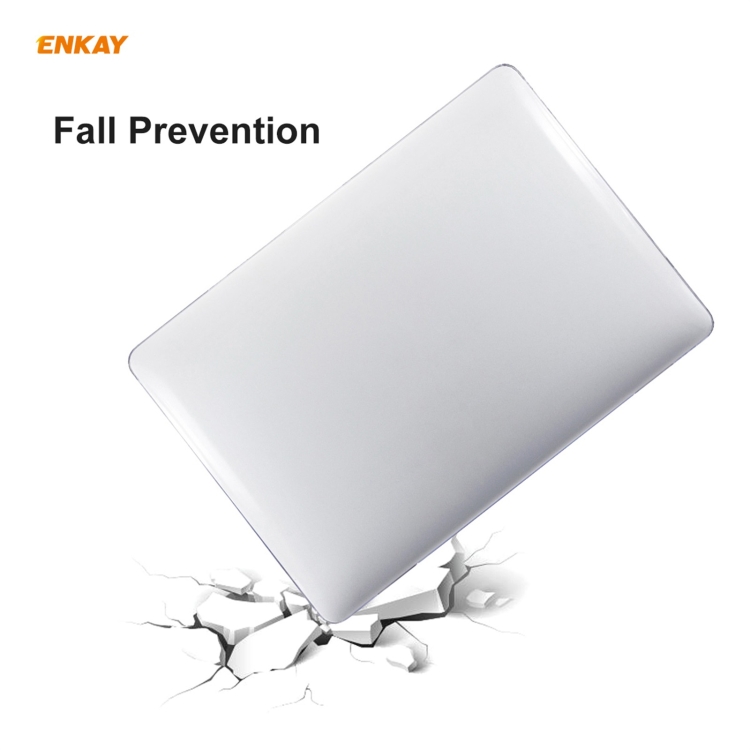 ENKAY 3 in 1 Crystal Laptop Protective Case + EU Version TPU Keyboard Film + Anti-dust Plugs Set for MacBook Pro 16 inch A2141 (with Touch Bar)(Transparent) ENKAY 3 in 1 Crystal Laptop Protective Case + EU Version TPU Keyboard Film + Anti-dust Plugs Set for MacBook Pro 16 inch A2141 (with Touch Bar)(Transparent)