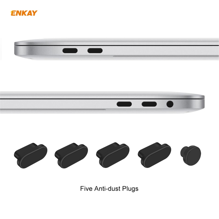 ENKAY 3 in 1 Crystal Laptop Protective Case + EU Version TPU Keyboard Film + Anti-dust Plugs Set for MacBook Pro 16 inch A2141 (with Touch Bar)(Transparent) ENKAY 3 in 1 Crystal Laptop Protective Case + EU Version TPU Keyboard Film + Anti-dust Plugs Set for MacBook Pro 16 inch A2141 (with Touch Bar)(Transparent)