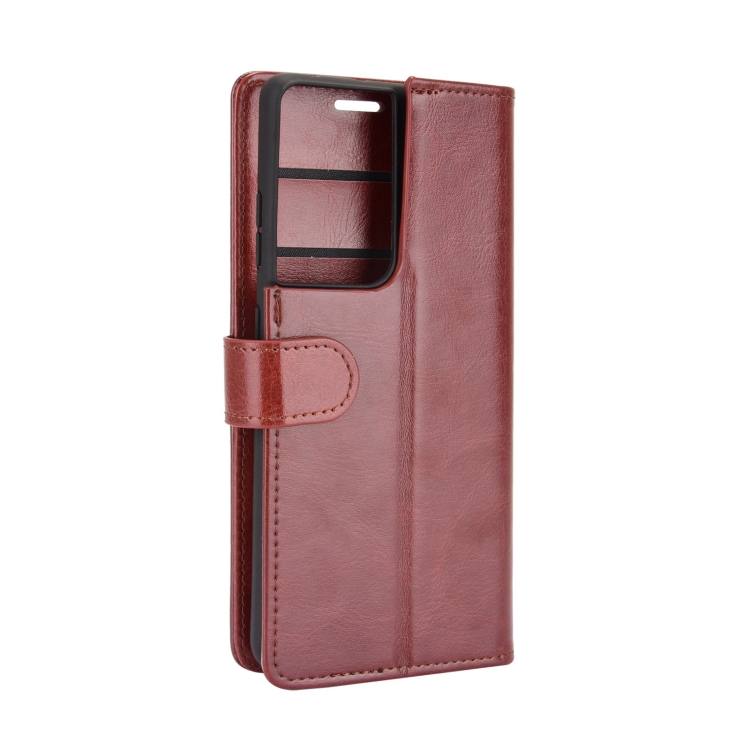 For Samsung Galaxy S21 Ultra R64 Texture Single Horizontal Flip Protective Case with Holder & Card Slots & Wallet& Photo Frame(Brown) For Samsung Galaxy S21 Ultra R64 Texture Single Horizontal Flip Protective Case with Holder & Card Slots & Wallet& Photo Frame(Brown)