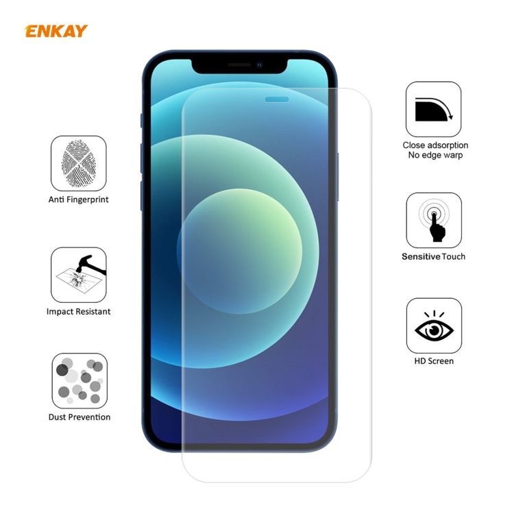 10 PCS ENKAY Hat-Prince 0.1mm 3D Full Screen Protector Explosion-proof Hydrogel Film For iPhone 12 / 12 Pro 10 PCS ENKAY Hat-Prince 0.1mm 3D Full Screen Protector Explosion-proof Hydrogel Film For iPhone 12 / 12 Pro