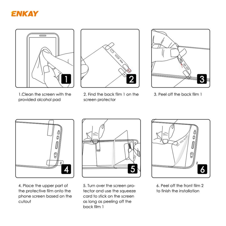 10 PCS ENKAY Hat-Prince 0.1mm 3D Full Screen Protector Explosion-proof Hydrogel Film For iPhone 12 / 12 Pro 10 PCS ENKAY Hat-Prince 0.1mm 3D Full Screen Protector Explosion-proof Hydrogel Film For iPhone 12 / 12 Pro