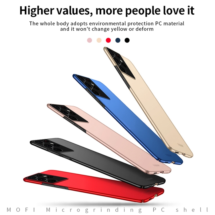 For Samsung Galaxy S21 Ultra 5G MOFI Frosted PC Ultra-thin Hard Case(Black) For Samsung Galaxy S21 Ultra 5G MOFI Frosted PC Ultra-thin Hard Case(Black)