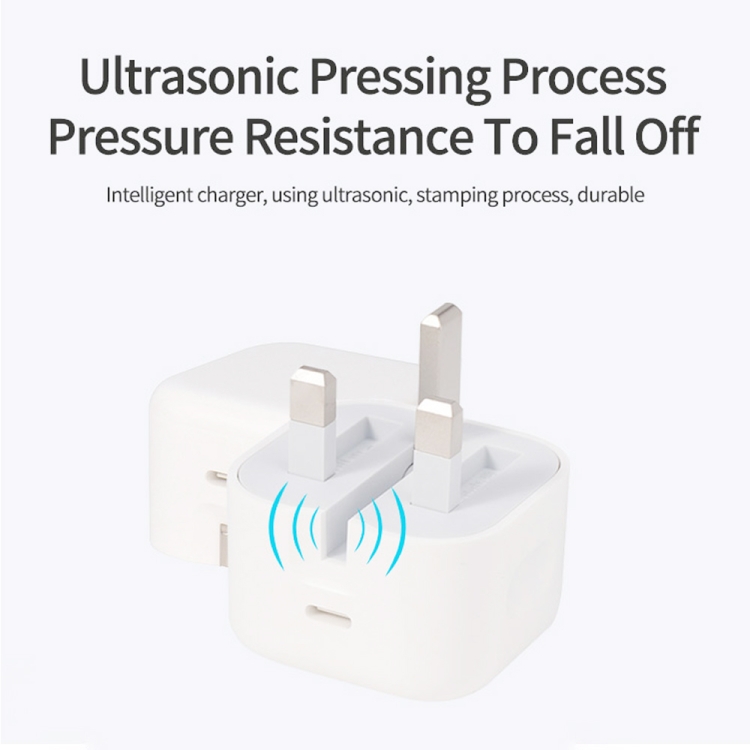 A2344 18W PD 3.0 Type-C / USB-C Interface Travel Charger, UK Plug A2344 18W PD 3.0 Type-C / USB-C Interface Travel Charger, UK Plug