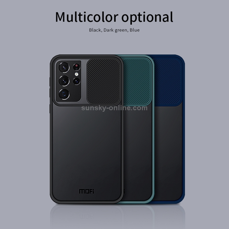 For Samsung Galaxy S21 Ultra 5G MOFI Xing Dun Series Translucent Frosted PC + TPU Privacy Anti-glare Shockproof All-inclusive Protective Case(Green) For Samsung Galaxy S21 Ultra 5G MOFI Xing Dun Series Translucent Frosted PC + TPU Privacy Anti-glare Shockproof All-inclusive Protective Case(Green)