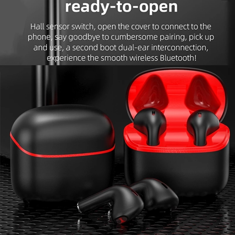 JM12 TWS Earphone Bluetooth 5.0 Touch Control Stereo Bass Sport Wireless Earphone With Mic(White)