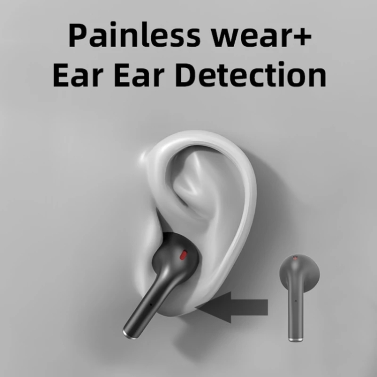 JM12 TWS Earphone Bluetooth 5.0 Touch Control Stereo Bass Sport Wireless Earphone With Mic(White)