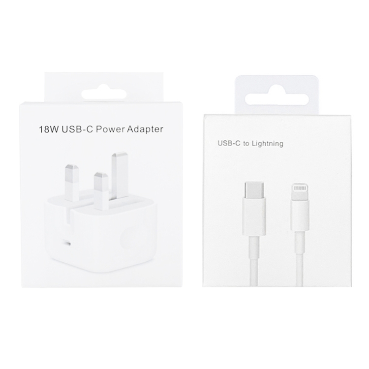 A2344 18W PD 3.0 Type-C / USB-C Folding Travel Charger + USB-C / Type-C to 8 Pin Fast Charging Data Cable Set, UK Plug, Length: 1m A2344 18W PD 3.0 Type-C / USB-C Folding Travel Charger + USB-C / Type-C to 8 Pin Fast Charging Data Cable Set, UK Plug, Length: 1m