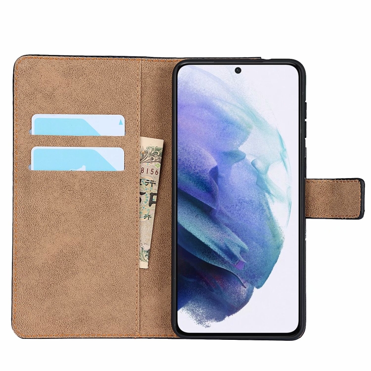 Plain Texture Cowhide Leather Horizontal Flip Case with Magnetic Clasp & Holder & Card Slots & Wallet For Samsung Galaxy S21 Plus 5G(Black) Plain Texture Cowhide Leather Horizontal Flip Case with Magnetic Clasp & Holder & Card Slots & Wallet For Samsung Galaxy S21 Plus 5G(Black)