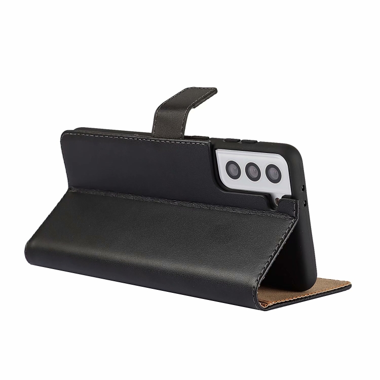Plain Texture Cowhide Leather Horizontal Flip Case with Magnetic Clasp & Holder & Card Slots & Wallet For Samsung Galaxy S21 Plus 5G(Black) Plain Texture Cowhide Leather Horizontal Flip Case with Magnetic Clasp & Holder & Card Slots & Wallet For Samsung Galaxy S21 Plus 5G(Black)