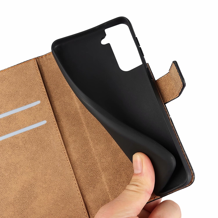 Plain Texture Cowhide Leather Horizontal Flip Case with Magnetic Clasp & Holder & Card Slots & Wallet For Samsung Galaxy S21 Plus 5G(Black) Plain Texture Cowhide Leather Horizontal Flip Case with Magnetic Clasp & Holder & Card Slots & Wallet For Samsung Galaxy S21 Plus 5G(Black)