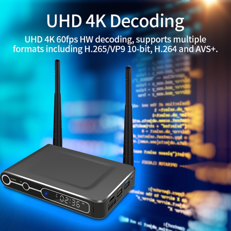 STB01 Android 9.0 Smart Network Set-top Box 4K Decoding TV Box 5G ...