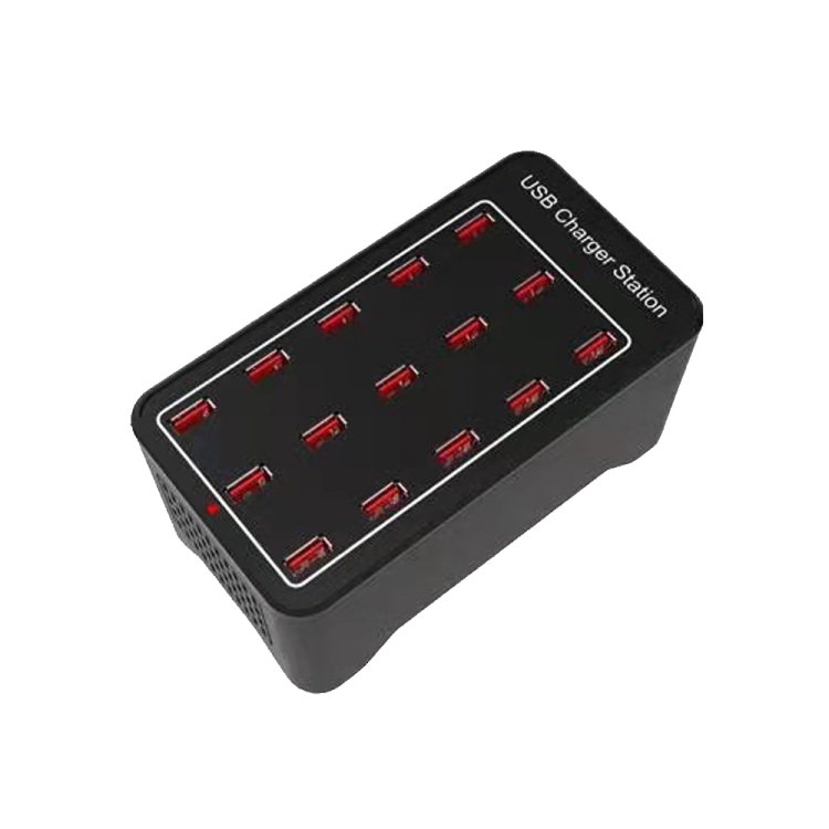 XLD-A7 100W 15 USB Ports Fast Charger Station Smart Charger, AC 110-240V, Plug Size:EU Plug