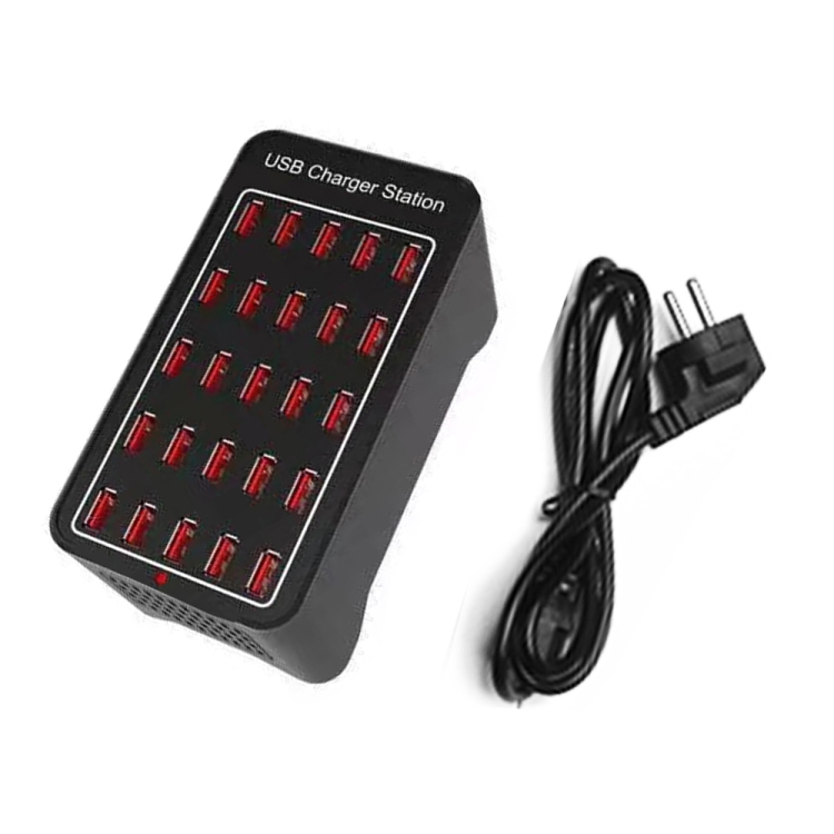 150W 25 USB Ports Fast Charger Station Smart Charger, AC 110-240V, Plug Size:EU Plug 150W 25 USB Ports Fast Charger Station Smart Charger, AC 110-240V, Plug Size:EU Plug