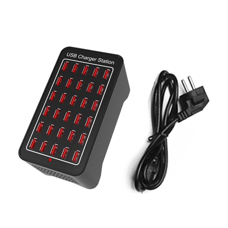XLD-A7 150W 30 USB Ports Fast Charger Station Smart Charger, AC 110-240V, Plug Size:EU Plug XLD-A7 150W 30 USB Ports Fast Charger Station Smart Charger, AC 110-240V, Plug Size:EU Plug