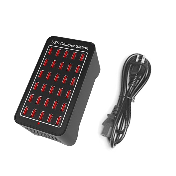XLD-A7 150W 30 USB Ports Fast Charger Station Smart Charger, AC 110-240V, Plug Size:US Plug XLD-A7 150W 30 USB Ports Fast Charger Station Smart Charger, AC 110-240V, Plug Size:US Plug