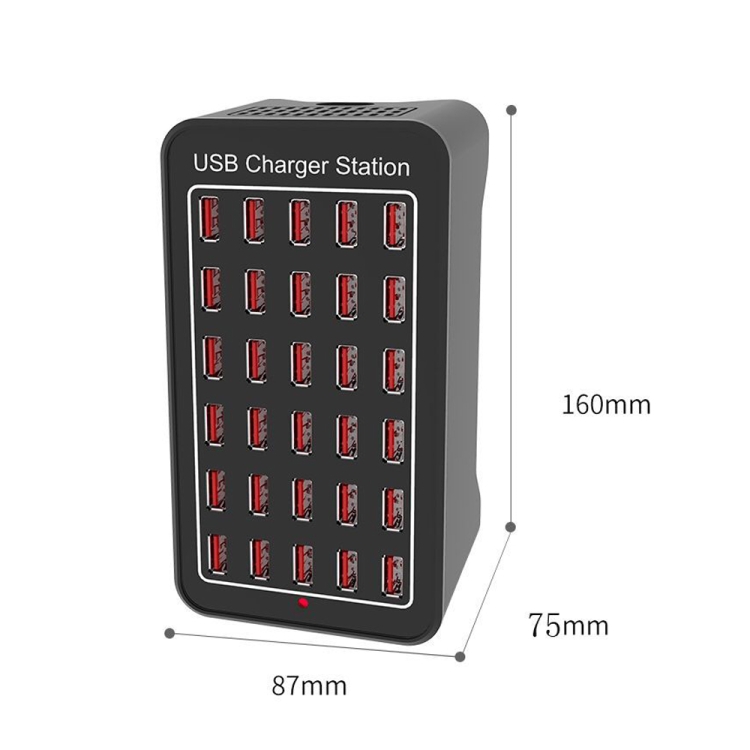 XLD-A7 150W 30 USB Ports Fast Charger Station Smart Charger, AC 110-240V, Plug Size:US Plug XLD-A7 150W 30 USB Ports Fast Charger Station Smart Charger, AC 110-240V, Plug Size:US Plug