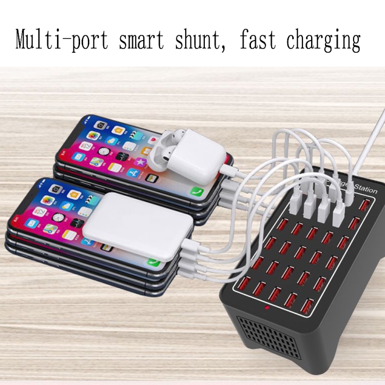 XLD-A7 150W 30 USB Ports Fast Charger Station Smart Charger, AC 110-240V, Plug Size:US Plug XLD-A7 150W 30 USB Ports Fast Charger Station Smart Charger, AC 110-240V, Plug Size:US Plug