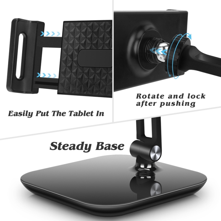 NS-06B Aluminum Alloy Foldable Adjustable Tablet Desk Stand for iPad, Huawei, Apple NS-06B Aluminum Alloy Foldable Adjustable Tablet Desk Stand for iPad, Huawei, Apple