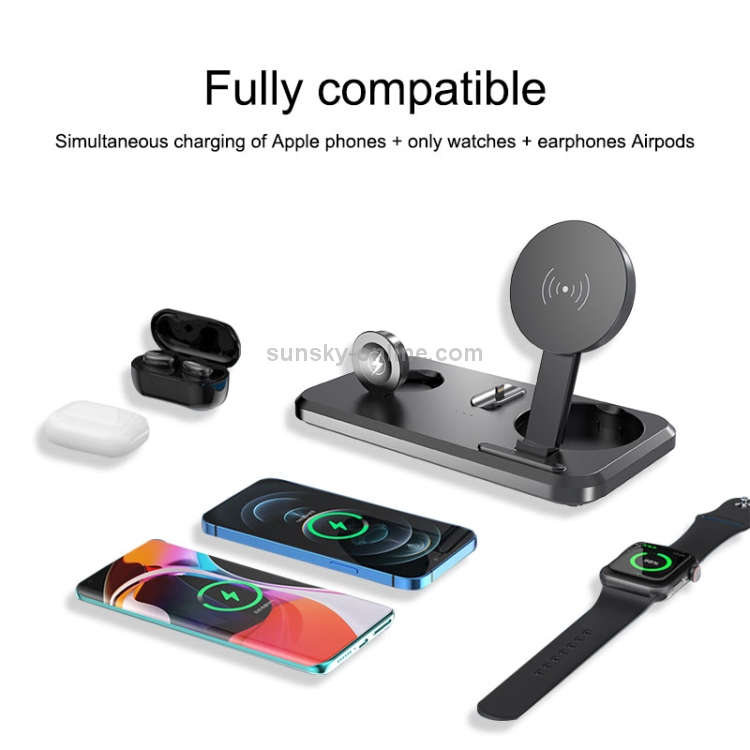 UV-06 3 in 1 Double Folding Wireless Charger for iPhone & Watch & Airpods UV-06 3 in 1 Double Folding Wireless Charger for iPhone & Watch & Airpods