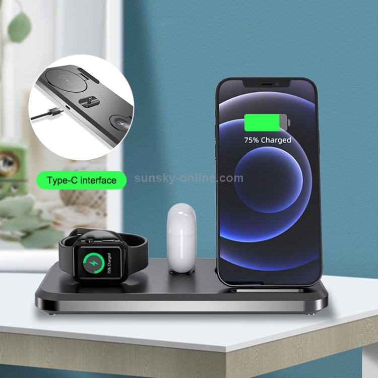 UV-06 3 in 1 Double Folding Wireless Charger for iPhone & Watch & Airpods UV-06 3 in 1 Double Folding Wireless Charger for iPhone & Watch & Airpods