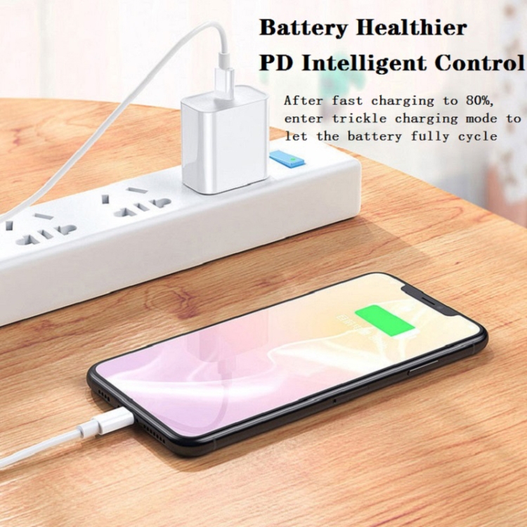 20W PD 3.0 Travel Fast Charger Power Adapter with USB-C / Type-C to 8 Pin Fast Charge Data Cable, AU Plug(1.5m) 20W PD 3.0 Travel Fast Charger Power Adapter with USB-C / Type-C to 8 Pin Fast Charge Data Cable, AU Plug(1.5m)