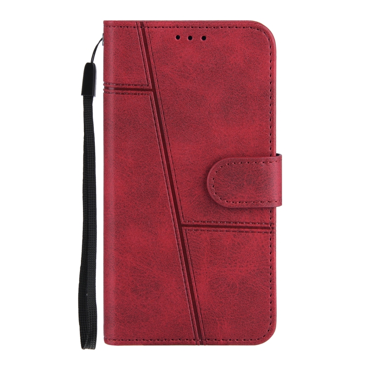 For iPhone 11 Pro Stitching Calf Texture Buckle Horizontal Flip Leather Case with Holder & Card Slots & Wallet & Lanyard (Red) For iPhone 11 Pro Stitching Calf Texture Buckle Horizontal Flip Leather Case with Holder & Card Slots & Wallet & Lanyard (Red)