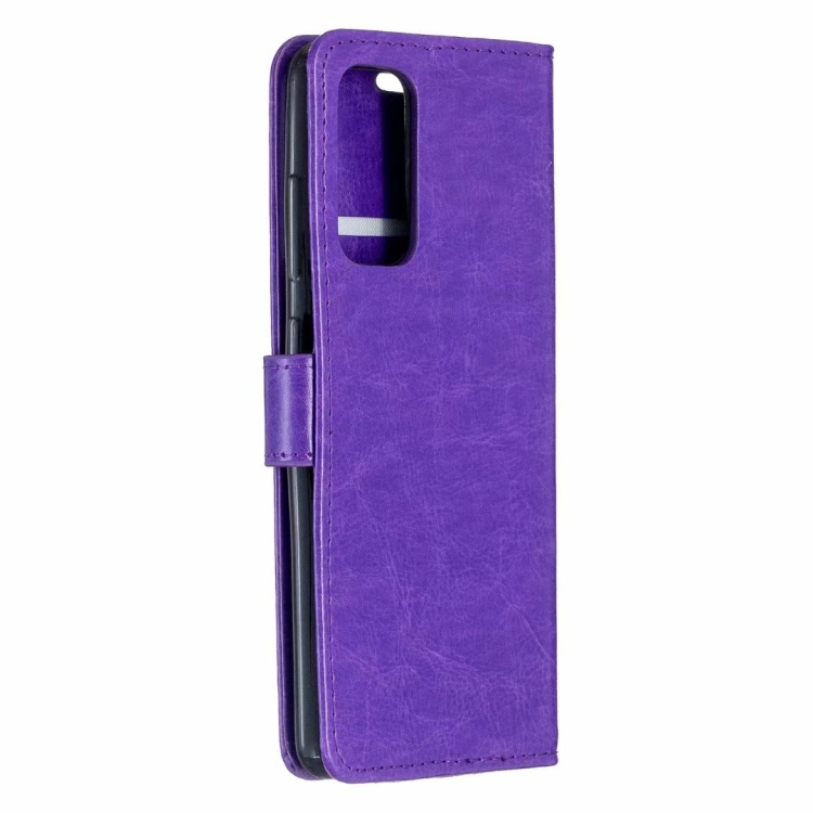 For Samsung Galaxy S21 Ultra Crazy Horse Texture Horizontal Flip Leather Case with Holder & Card Slots & Wallet & Photo Frame(Purple) For Samsung Galaxy S21 Ultra Crazy Horse Texture Horizontal Flip Leather Case with Holder & Card Slots & Wallet & Photo Frame(Purple)