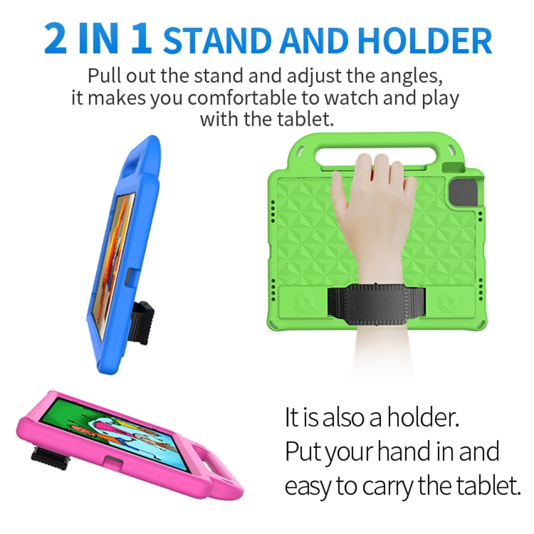 For iPad Pro 11 2020 Diamond Series EVA Anti-Fall Shockproof Sleeve Protective Shell Tablet Case with Holder & Strap(Green) For iPad Pro 11 2020 Diamond Series EVA Anti-Fall Shockproof Sleeve Protective Shell Tablet Case with Holder & Strap(Green)