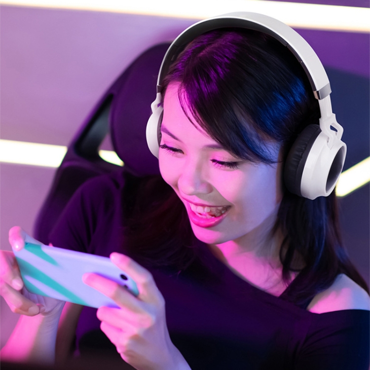 BD01 Colorful LED Bluetooth 5.0 Headphones Foldable Wireless HiFi Stereo Headset with Mic, Support TF Card / 3.5mm AUX(Black) BD01 Colorful LED Bluetooth 5.0 Headphones Foldable Wireless HiFi Stereo Headset with Mic, Support TF Card / 3.5mm AUX(Black)