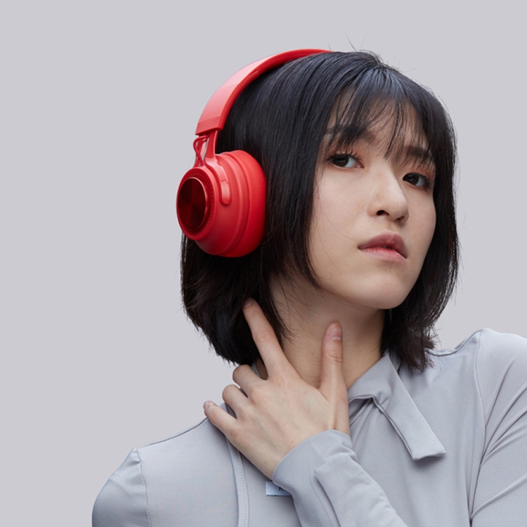 P1 Wireless Bluetooth 5.0 Stereo Soft Leather Earmuffs Foldable Headset Built-in Mic for PC / Cell Phones(Red) P1 Wireless Bluetooth 5.0 Stereo Soft Leather Earmuffs Foldable Headset Built-in Mic for PC / Cell Phones(Red)