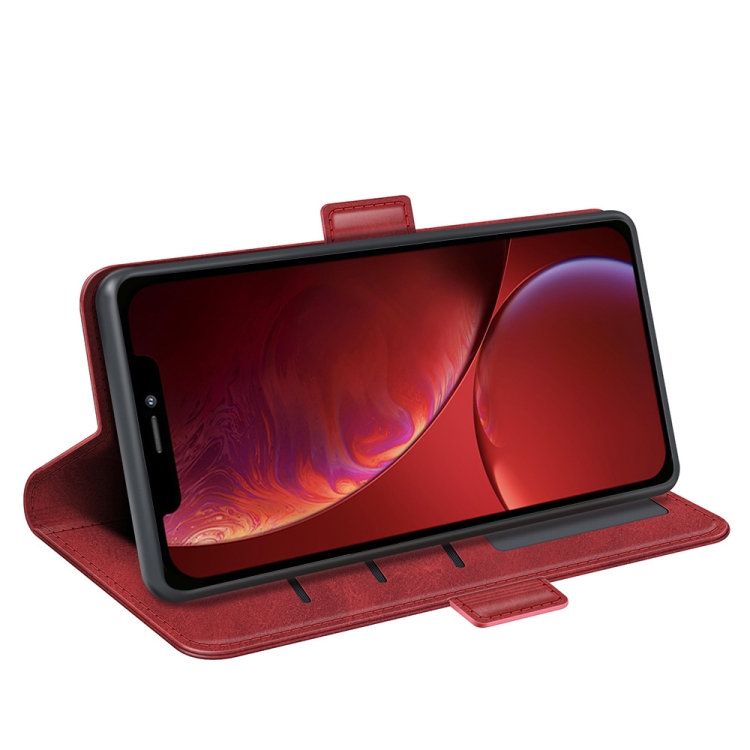 For iPhone 13 mini Dual-side Magnetic Buckle Horizontal Flip Leather Case with Holder & Card Slots & Wallet (Red) For iPhone 13 mini Dual-side Magnetic Buckle Horizontal Flip Leather Case with Holder & Card Slots & Wallet (Red)