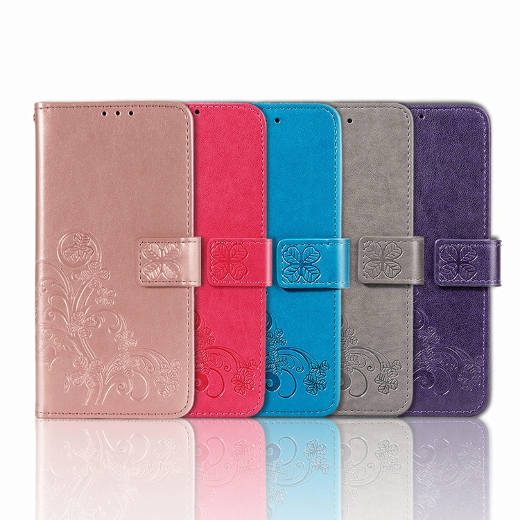 For iPhone 13 mini Four-leaf Clover Clasp Embossed Buckle Mobile Phone Protection Leather Case with Lanyard & Card Slot & Wallet & Bracket Function(Grey) For iPhone 13 mini Four-leaf Clover Clasp Embossed Buckle Mobile Phone Protection Leather Case with Lanyard & Card Slot & Wallet & Bracket Function(Grey)