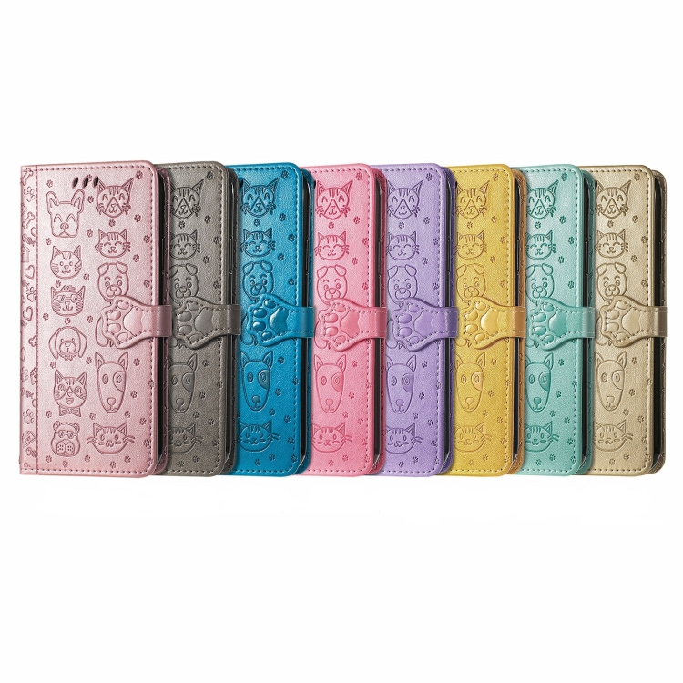 Leather Flip Wallet Phone Case For IPhone 13 14 12 11 Pro Max XR XS 7/8 – Purple/Blue/Yellow/Grey/Rose Gold