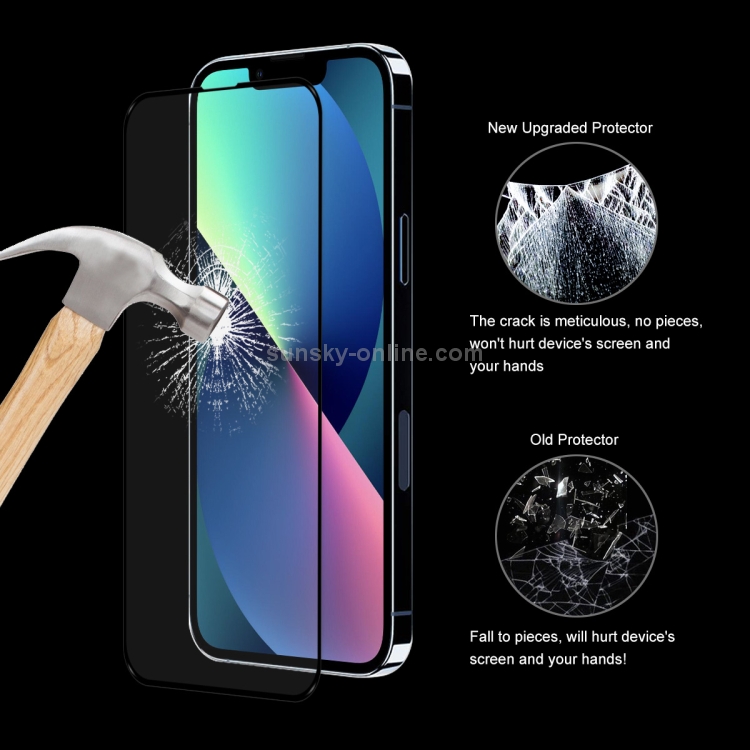 For iPhone 13 mini 2pcs ENKAY Hat-Prince Full Glue 0.26mm 9H 2.5D Tempered Glass Screen Protector Full Coverage Film For iPhone 13 mini 2pcs ENKAY Hat-Prince Full Glue 0.26mm 9H 2.5D Tempered Glass Screen Protector Full Coverage Film