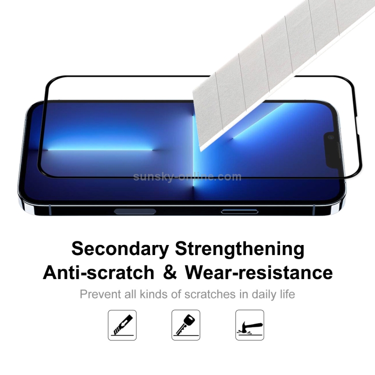 For iPhone 13 Pro Max 5pcs ENKAY Hat-Prince Full Glue 0.26mm 9H 2.5D Tempered Glass Screen Protector Full Coverage Film For iPhone 13 Pro Max 5pcs ENKAY Hat-Prince Full Glue 0.26mm 9H 2.5D Tempered Glass Screen Protector Full Coverage Film