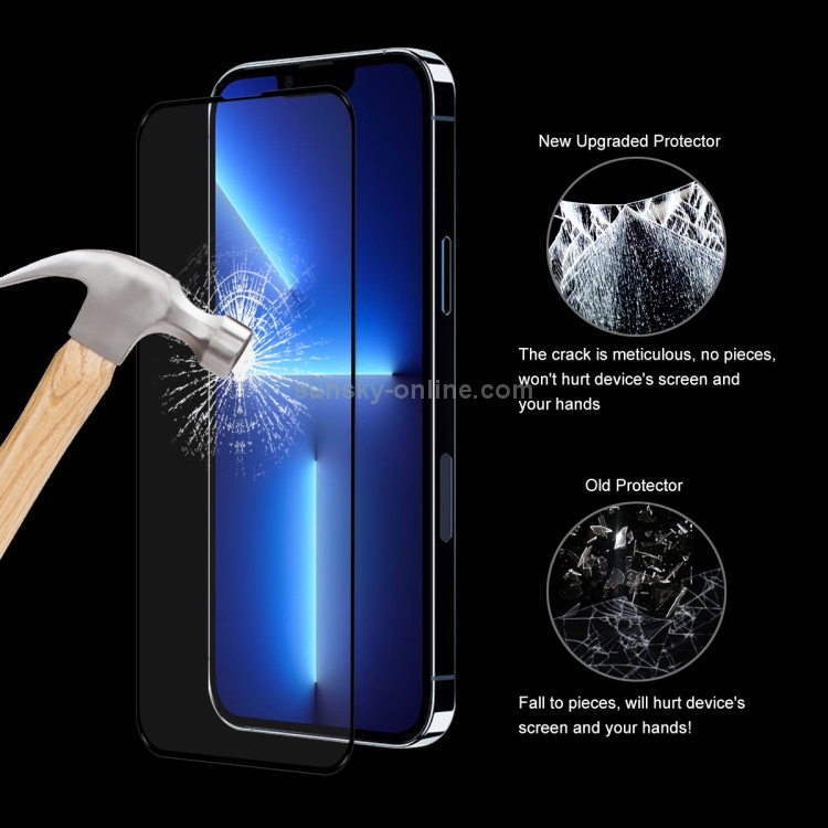 For iPhone 13 Pro Max 10pcs ENKAY Hat-Prince Full Glue 0.26mm 9H 2.5D Tempered Glass Screen Protector Full Coverage Film For iPhone 13 Pro Max 10pcs ENKAY Hat-Prince Full Glue 0.26mm 9H 2.5D Tempered Glass Screen Protector Full Coverage Film