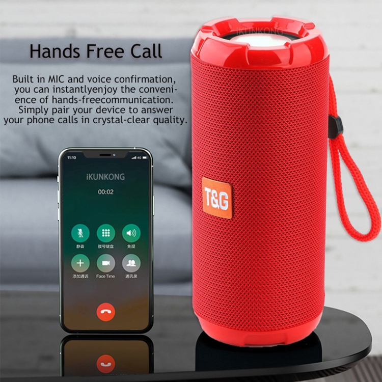 T&G TG621 Portable Waterproof 3D Stereo Wireless Speaker, Support FM Radio / TWS / TF Card(Green) T&G TG621 Portable Waterproof 3D Stereo Wireless Speaker, Support FM Radio / TWS / TF Card(Green)