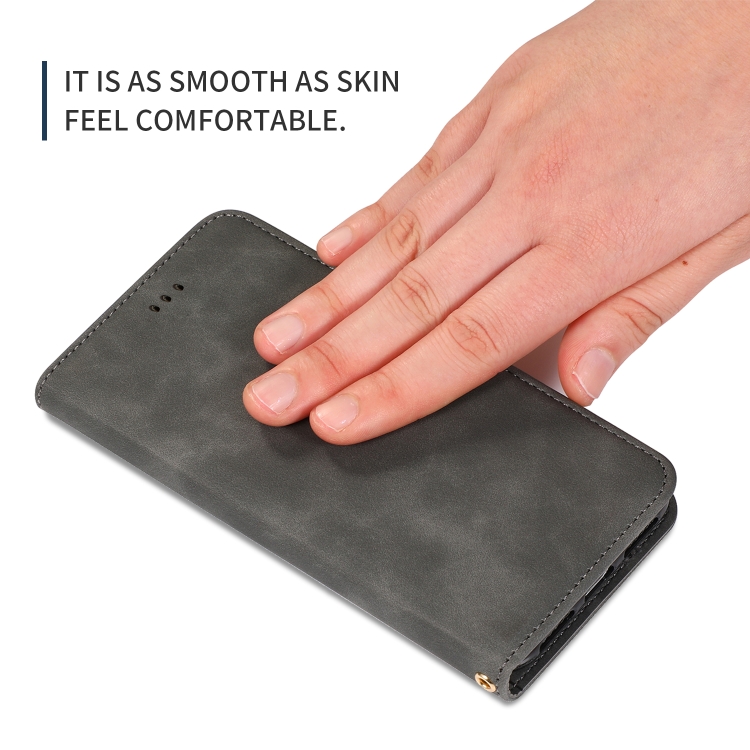 Retro Skin Feel Business Magnetic Horizontal Flip Leather Case for Samsung Galaxy S10(Dark Gray) Retro Skin Feel Business Magnetic Horizontal Flip Leather Case for Samsung Galaxy S10(Dark Gray)