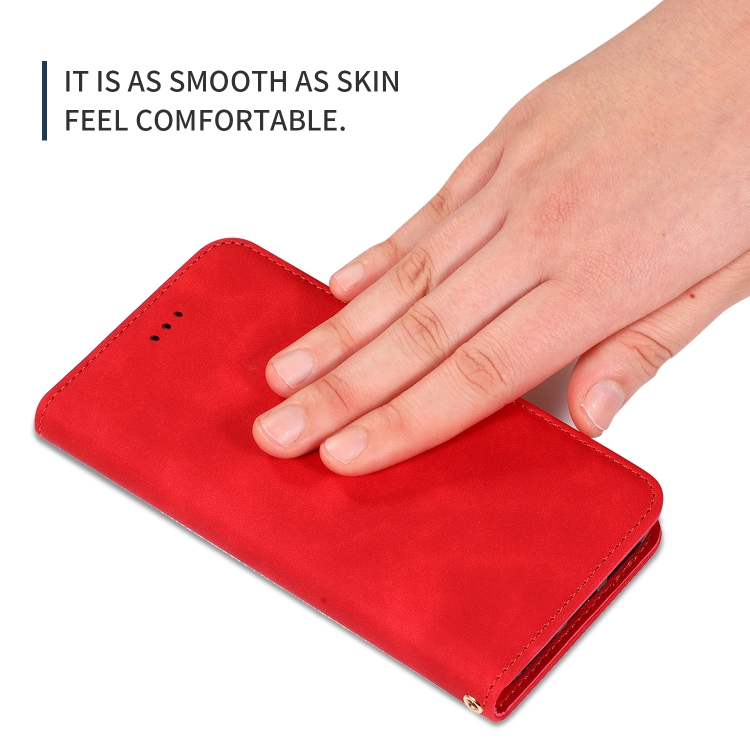 Retro Skin Feel Business Magnetic Horizontal Flip Leather Case for Samsung Galaxy S9(Red) Retro Skin Feel Business Magnetic Horizontal Flip Leather Case for Samsung Galaxy S9(Red)