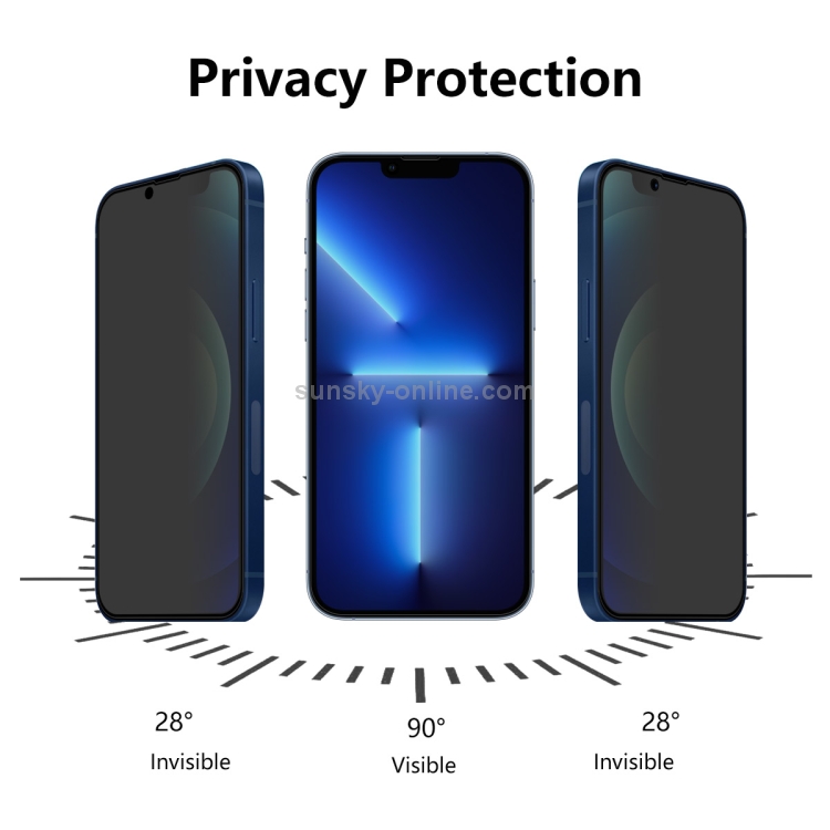 For iPhone 13 Pro Max 5pcs ENKAY Hat-Prince Full Coverage 28 Degree Privacy Screen Protector Anti-spy Tempered Glass Film For iPhone 13 Pro Max 5pcs ENKAY Hat-Prince Full Coverage 28 Degree Privacy Screen Protector Anti-spy Tempered Glass Film