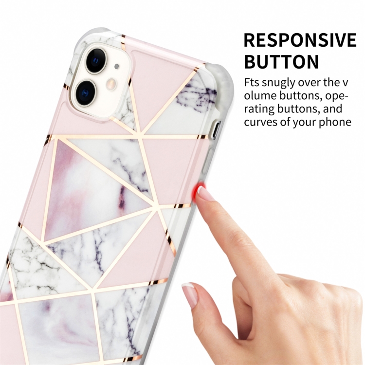 For iPhone 13 mini Electroplating Matching Marble IMD Four-Corner TPU Shockproof Case(White) For iPhone 13 mini Electroplating Matching Marble IMD Four-Corner TPU Shockproof Case(White)