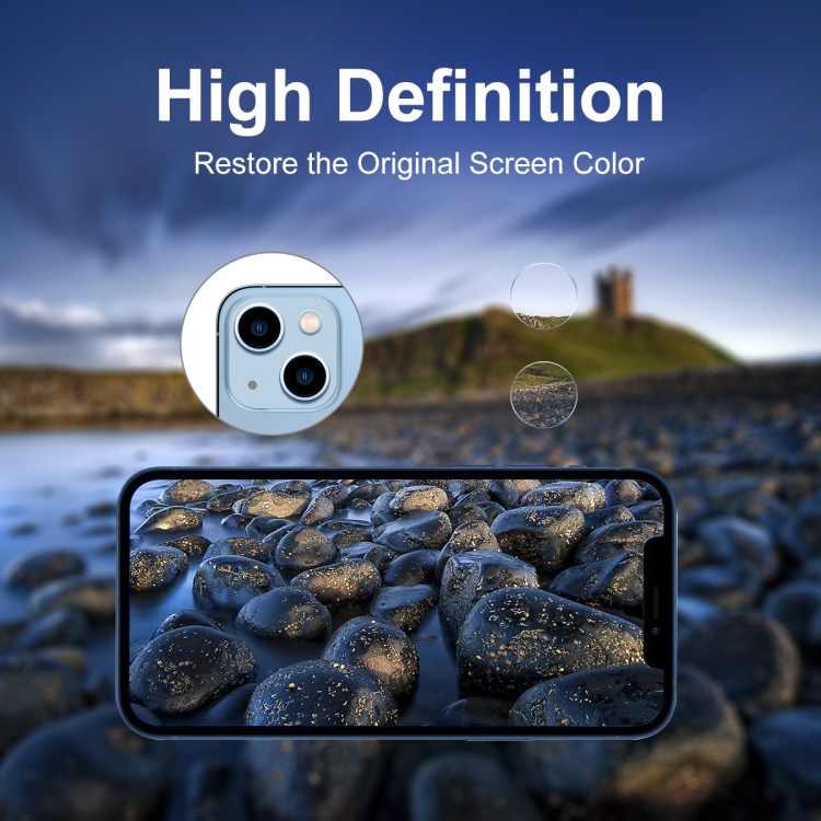 For iPhone 13 5 Set ENKAY Hat-Prince Case Friendly Tempered Glass Camera Lens Film Anti-Scratch Protector For iPhone 13 5 Set ENKAY Hat-Prince Case Friendly Tempered Glass Camera Lens Film Anti-Scratch Protector