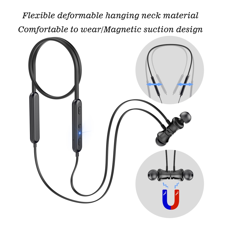 W7 Neck-Mounted Wireless Bluetooth 4.2 Sports Earphone with Magnetic & Wired Control Function W7 Neck-Mounted Wireless Bluetooth 4.2 Sports Earphone with Magnetic & Wired Control Function