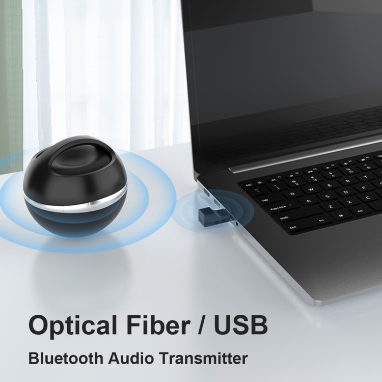 SW03 2 in 1 Bluetooth 5.0 Trasmettitore audio USB + SPDIF Lantenziale  Adattatore wireless ottico per TV PC