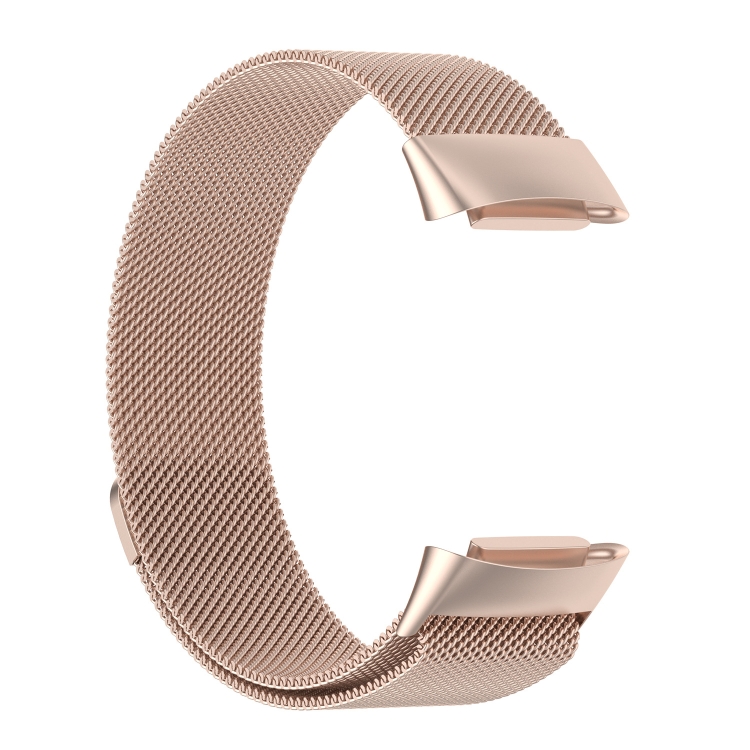 Bracelet acier Fitbit Charge 6 (champagne) 
