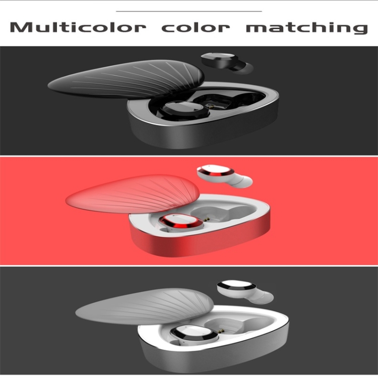 H3 TWS Wireless Bluetooth V5.0+EDR Stereo Music Bluetooth Headset with Charging Box(Gray) H3 TWS Wireless Bluetooth V5.0+EDR Stereo Music Bluetooth Headset with Charging Box(Gray)