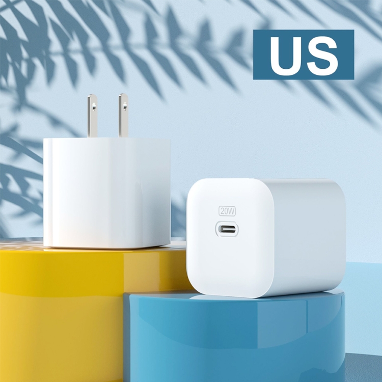 1692 Block PD20W USB-C / Type-C Port Travel Charger PD3.0 Fast Charging Power Adapter(US Plug) 1692 Block PD20W USB-C / Type-C Port Travel Charger PD3.0 Fast Charging Power Adapter(US Plug)